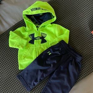 Under Armor Baby Boys Sweatshirt and Pants 12 MO SET